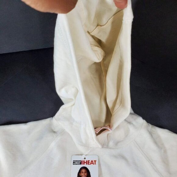 32 Degrees Heat Hoodie Girls Pullover Knit Top Velour Blouse Youth Shirt - Picture 6 of 10